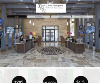 Paclanddevelopment.com(PAC Land Development) Screenshot
