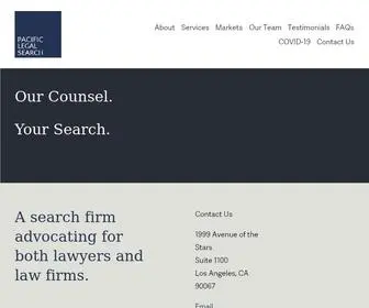 Paclegalsearch.com(Pacific Legal Search) Screenshot