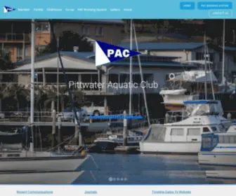 Paclub.com.au(Pittwater Aquatic Club) Screenshot