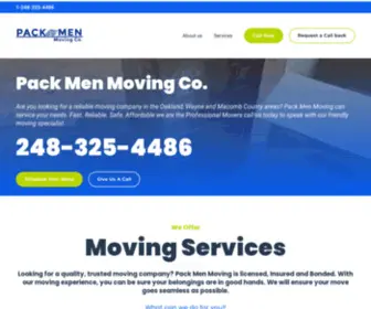 Pacmenmoving.com(Pack Men Moving Service) Screenshot