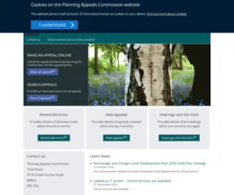 Pacni.gov.uk(Planning Appeals Commission) Screenshot