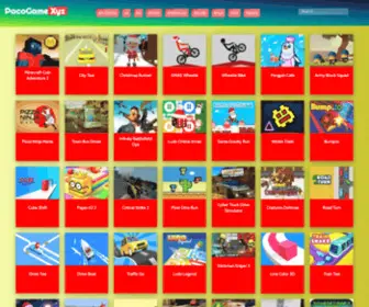 Pacogame.xyz(Play only the best free online games) Screenshot