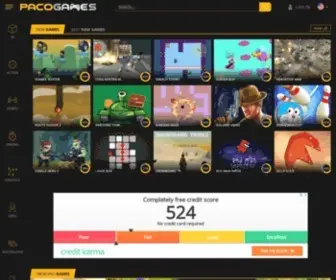 Pacogames.com(Play the Best Free Online Games) Screenshot