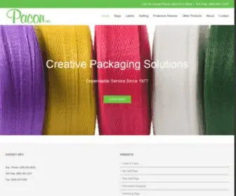 Paconinc.com(Pacon Inc) Screenshot