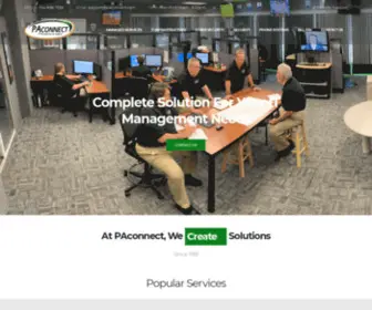 Paconnect.com(Managed IT & Network Services Greensburg) Screenshot