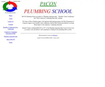 Paconplumbingschool.com(PACON PLUMBING SCHOOL) Screenshot