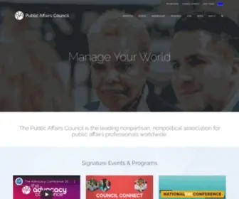 Pac.org(The Public Affairs Council) Screenshot