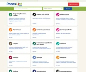 Pacoslist.com(Directorio de Negocios) Screenshot