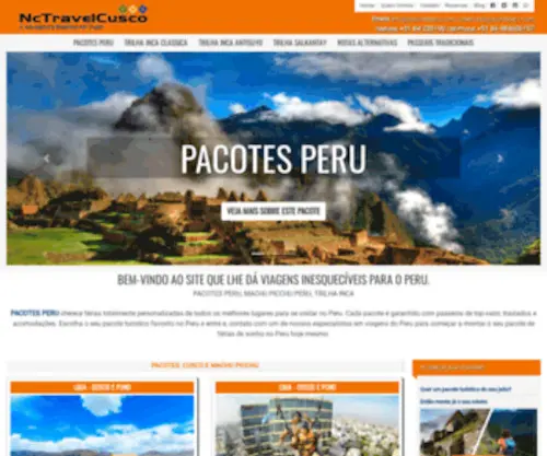 Pacotesperu.com(Pacotes Peru 2023) Screenshot