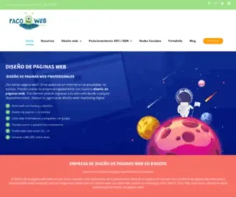 Pacoweb.com.co(Dise) Screenshot