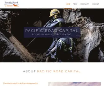 Pacroad.com(Mining Private Equity Specialist) Screenshot