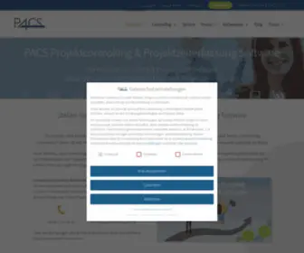 Pacs-Projektcontrolling-Software.com(PACS) Screenshot