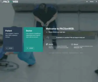 Pacsonweb.com(Dobco medical systems) Screenshot