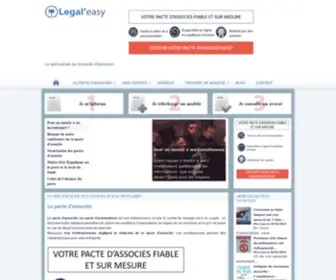 Pacte-Associes.fr(Pacte d'associés) Screenshot