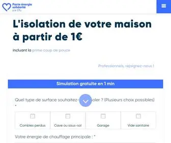 Pacte-Energie-Solidarite.fr(Pacte Énergie Solidarité®) Screenshot