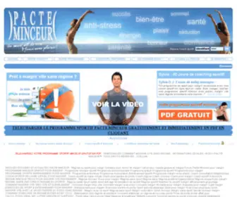 Pacte-Minceur.com(Régime) Screenshot