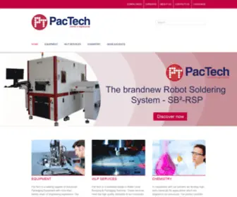 Pactech-USA.com(The official website of PacTech) Screenshot