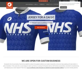 Pactimo.co.uk(Cycling clothing & custom team apparel) Screenshot