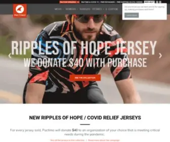 Pactimo.com(Cycling Clothing & Custom Team Apparel) Screenshot