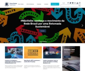 Pactoglobal.org.br(Pacto Global) Screenshot