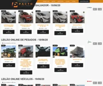 Pactoleiloes.com.br(Pacto Leilões) Screenshot