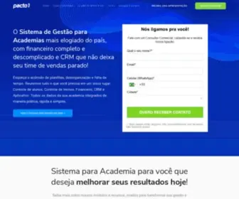 Pactosolucoes.com.br(Sistema para Academia) Screenshot