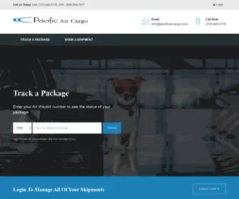 Pactracking.com(Pacific Air Cargo) Screenshot