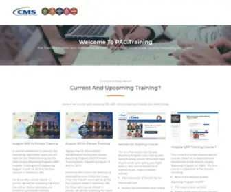 Pac.training(The Website) Screenshot