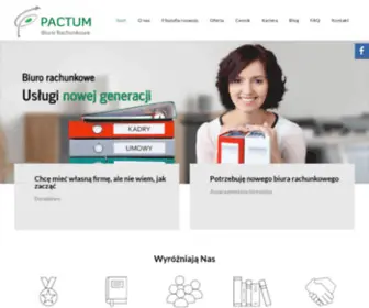 Pactum.pl(Biuro rachunkowe Warszawa) Screenshot