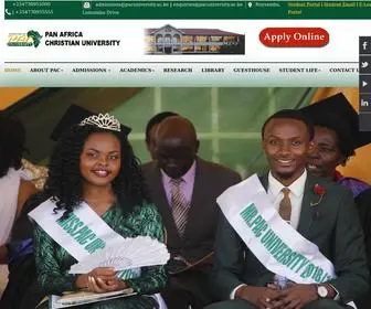 Pacuniversity.ac.ke(Pan Africa Christian University) Screenshot