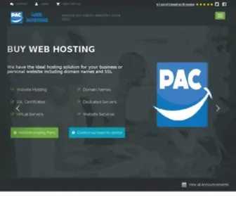 Pacwebhosting.co.uk(UK Web Hosting) Screenshot