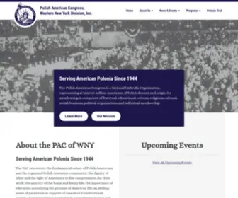 Pacwny.org(Polish American Congress) Screenshot