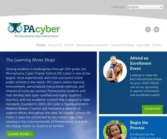Pacyber.org(The Pennsylvania Cyber Charter School (PA Cyber)) Screenshot
