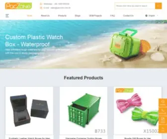 Paczoneboxes.com(Custom Size Plastic Boxes) Screenshot