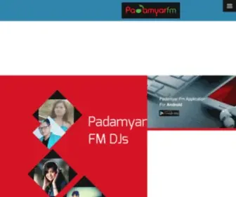 Padamyarfm.com(Padamyar FM) Screenshot