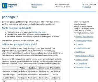 Padanga.lt(Interneto vizija) Screenshot