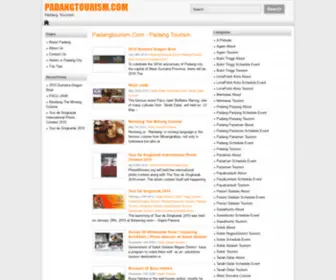 Padangtourism.com(Padang Tourism Destination Guide) Screenshot