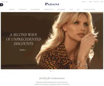 Padani.co.il(Padani Jewelry) Screenshot