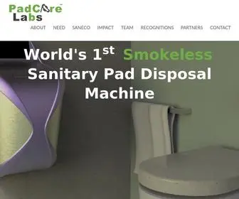 Padcarelabs.com(Padcare Lab) Screenshot
