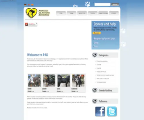 Padcatsanddogs.org(Facebook) Screenshot
