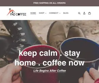 Padcoffee.com(PADCOFFEE best coffee in town daily freshly roasted) Screenshot