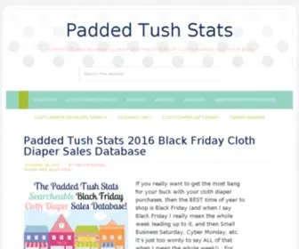 Paddedtushstats.com(Padded Tush Stats) Screenshot