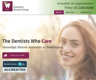 Paddingtondental.com(Clearcorrect in Paddington) Screenshot