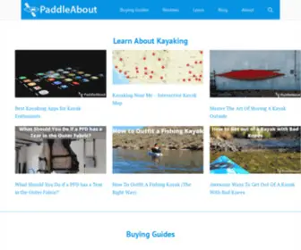 Paddleabout.com(Paddle About) Screenshot