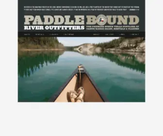 Paddlebound.com(RIVER OUTFITTERS) Screenshot