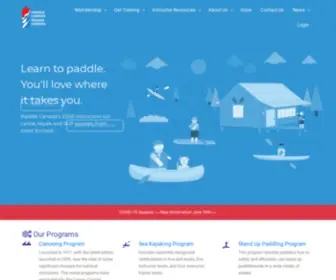 Paddlecanada.com(Paddle Canada) Screenshot