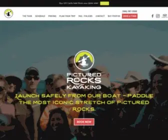 Paddlepicturedrocks.com(Pictured Rocks Kayaking) Screenshot