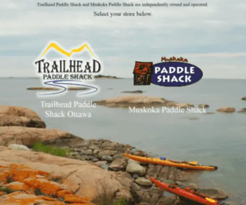 Paddleshack.ca(Trailhead Paddle Shack) Screenshot