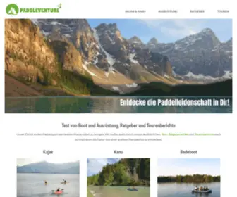 Paddleventure.de(Entdecke die Paddelleidenschaft in Dir) Screenshot