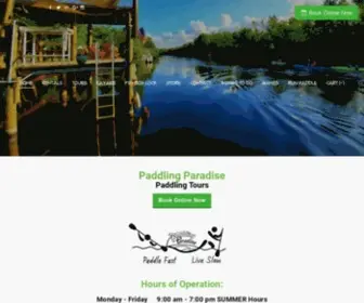 Paddlingparadise.com(Paddling paradise) Screenshot